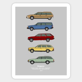 Wagonz classic car collection Sticker